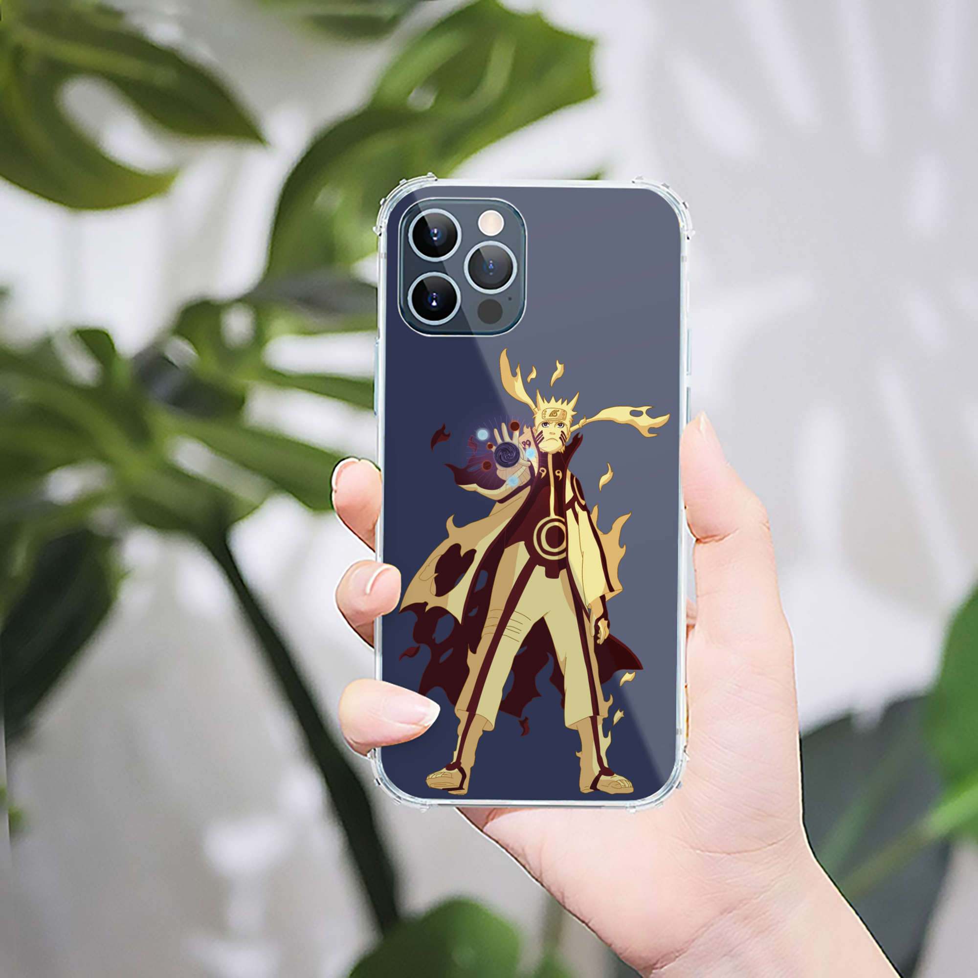 （画像用） NARUTO -ナルト- うずまき ナルト Uzumaki Naruto 【iPhone 12シリーズ対応】透明スマホケース（クリアソフトケース）